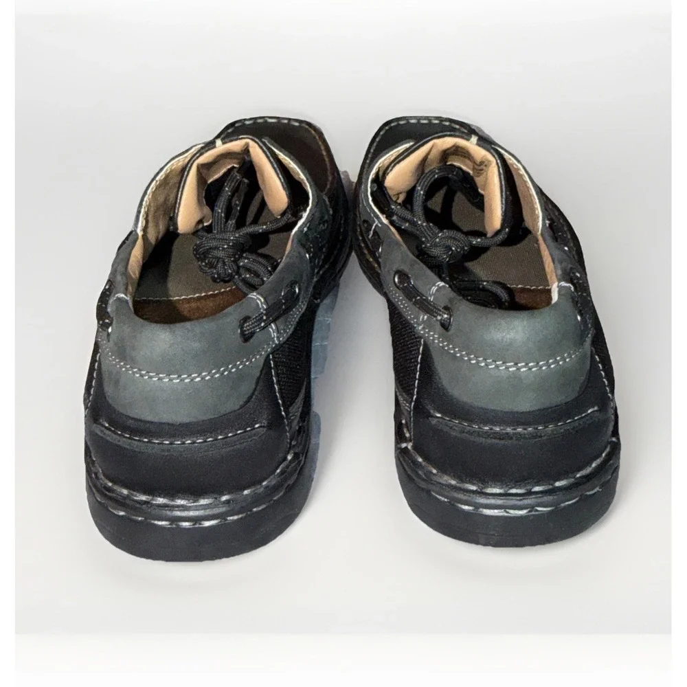 Clarks XTR Lite Men's Black Leather Loafers Size‎ 9M Slip On Comfort Shoes